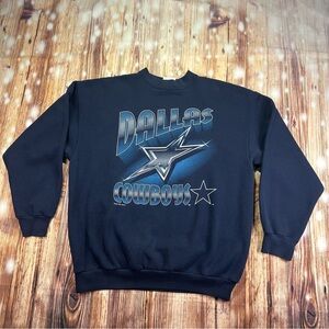Vintage Dallas Cowboys Sweatshirt 1995 NFL Pullover Crewneck Size XL USA